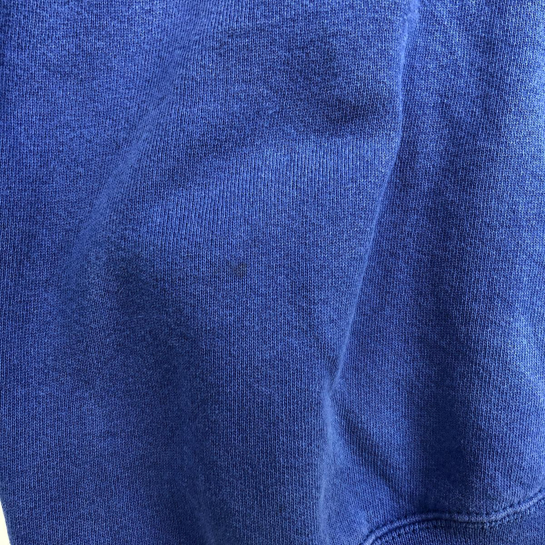 Adidas TEAM one-point logo sweatshirt, made in USA, men's size L equivalent. cotton blue type Vintage Second Hand