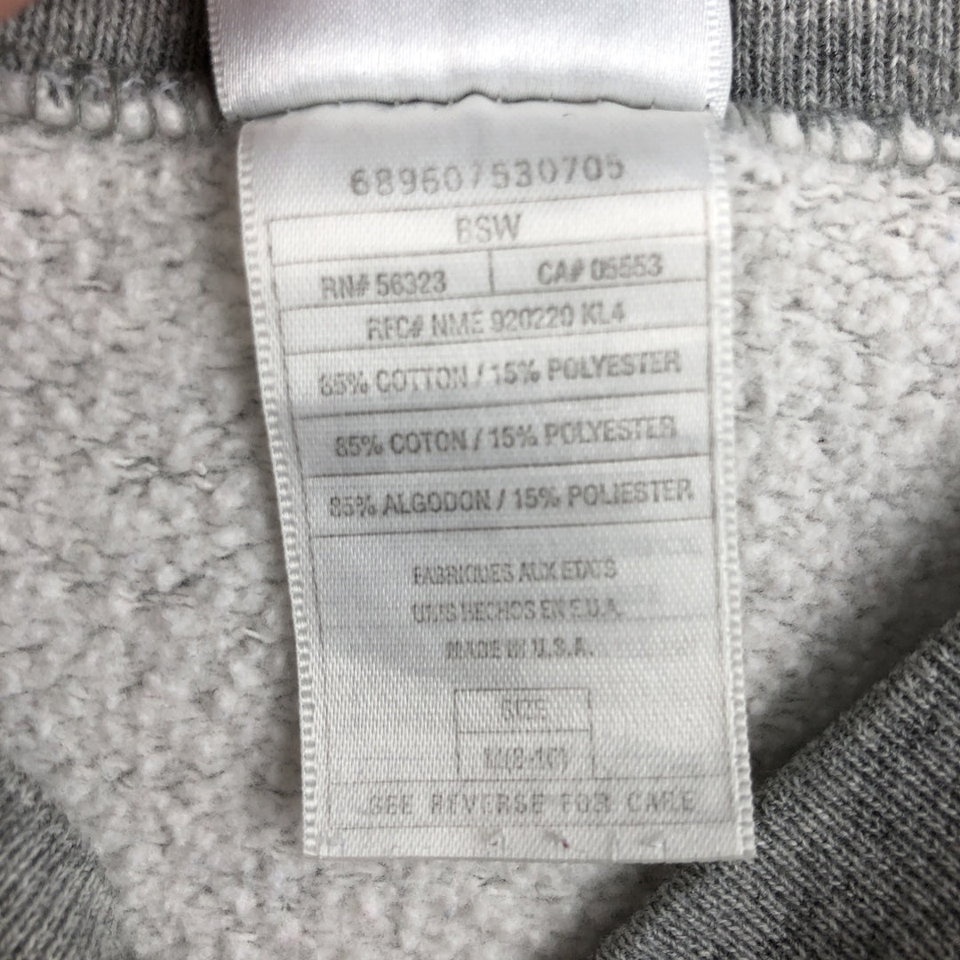 90s-00'S Nike One-Point Logo Sweatshirt, Made in USA, Men's Size M (approx.), Vintage cotton gray type Vintage Second Hand