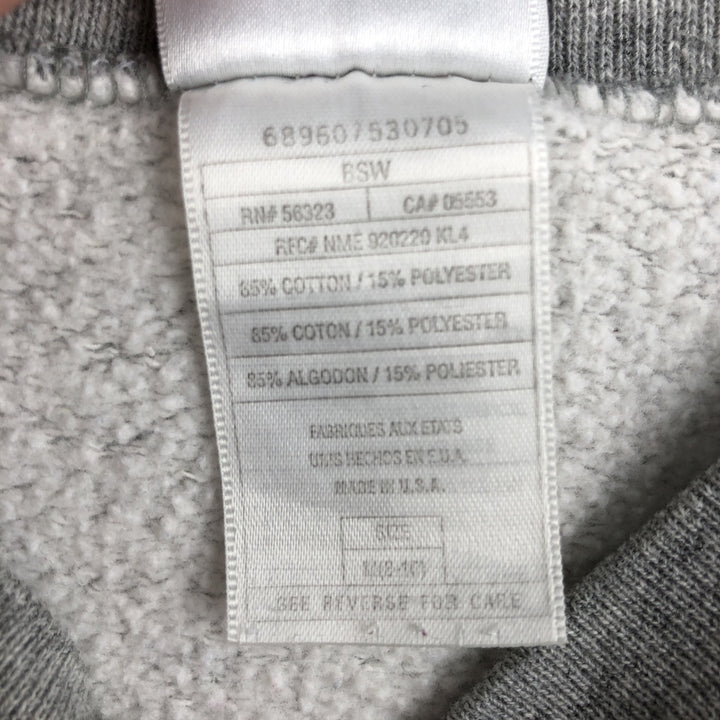 90s-00'S Nike One-Point Logo Sweatshirt, Made in USA, Men's Size M (approx.), Vintage cotton gray type Vintage Second Hand