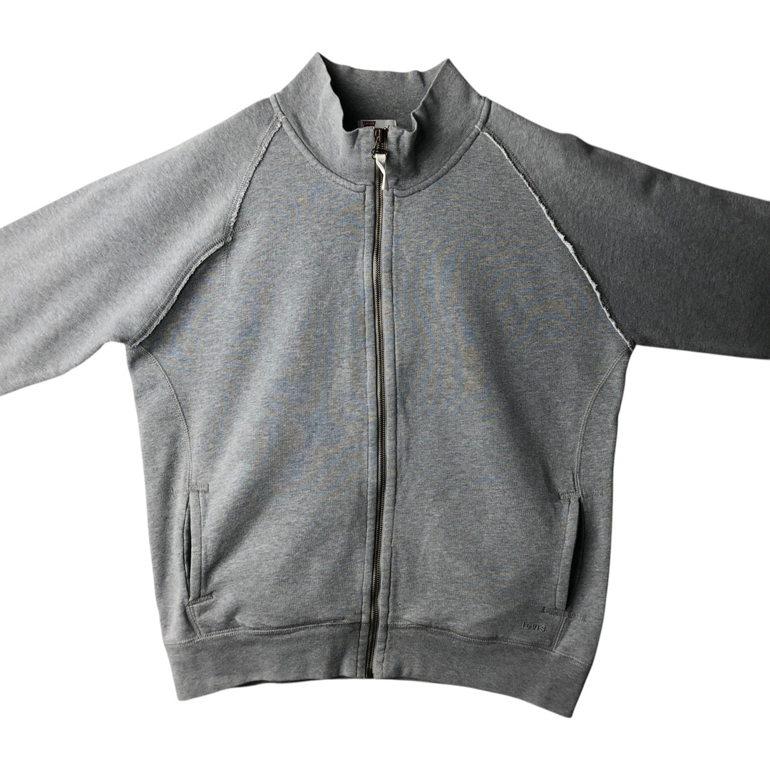 Levi's full-zip sweatshirt, men's size L (approx.) unclear gray type Vintage Second Hand