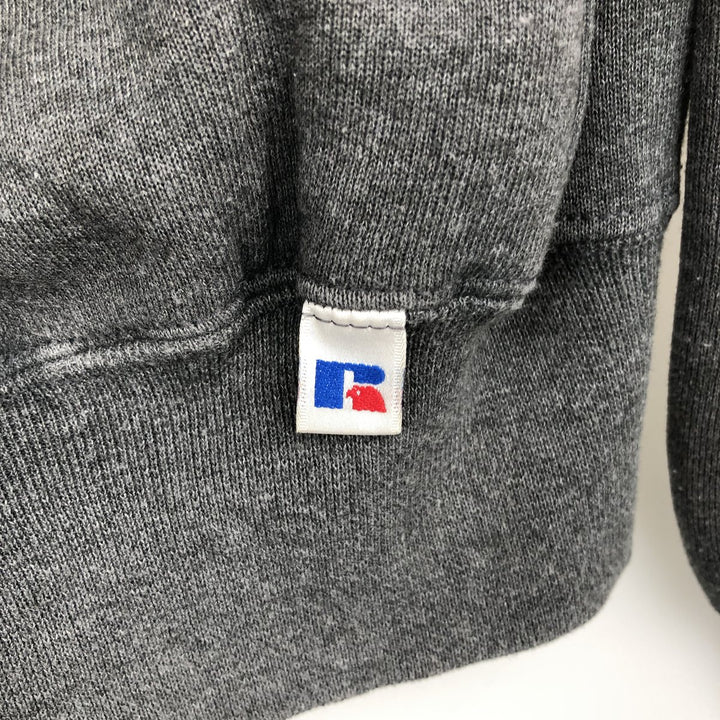 90'S Russell Athletic College Full-Zip Sweatshirt, Men's Size M (Equivalent), Vintage cotton gray type Vintage Second Hand