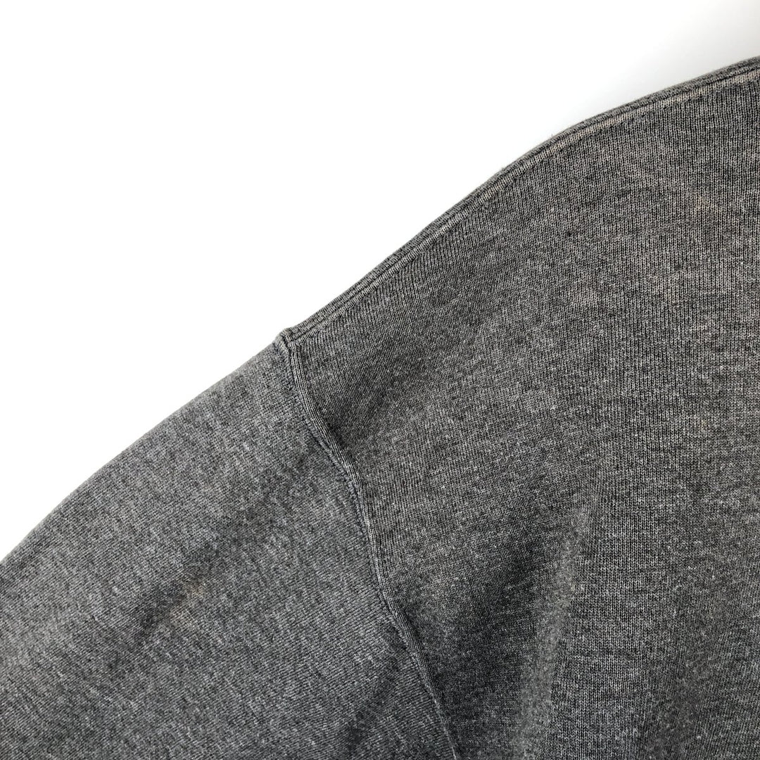 90'S Russell Athletic College Full-Zip Sweatshirt, Men's Size M (Equivalent), Vintage cotton gray type Vintage Second Hand