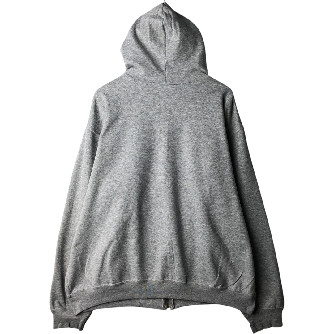 Carhartt Sweat Full Zip Hoodie Men's XXL cotton gray type Vintage Second Hand