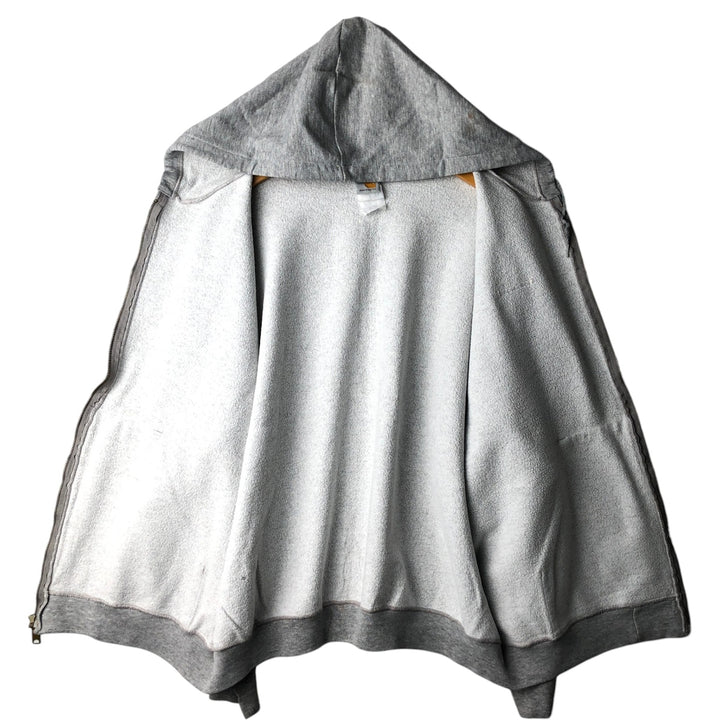 Carhartt Sweat Full Zip Hoodie Men's XXL cotton gray type Vintage Second Hand