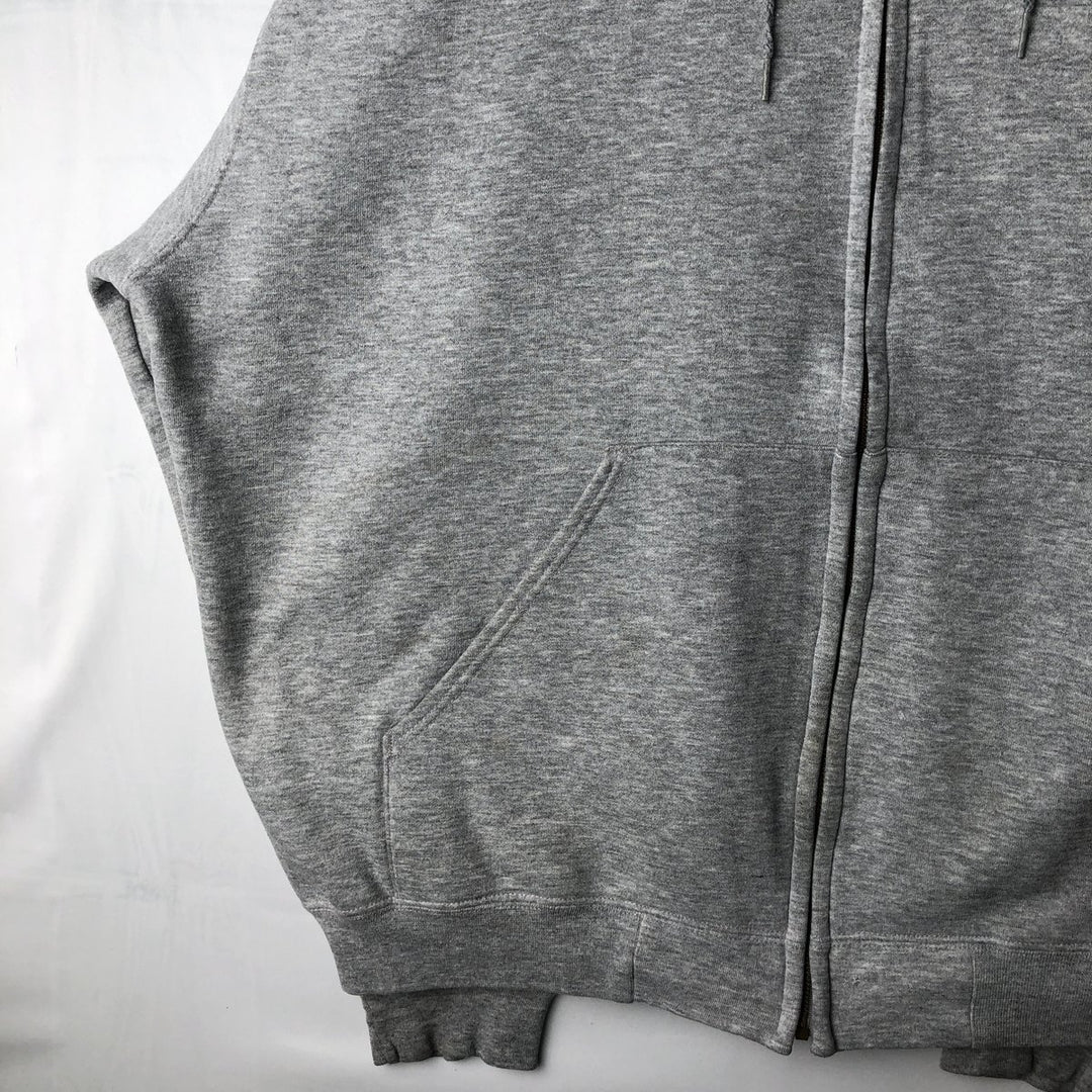 Carhartt Sweat Full Zip Hoodie Men's XXL cotton gray type Vintage Second Hand
