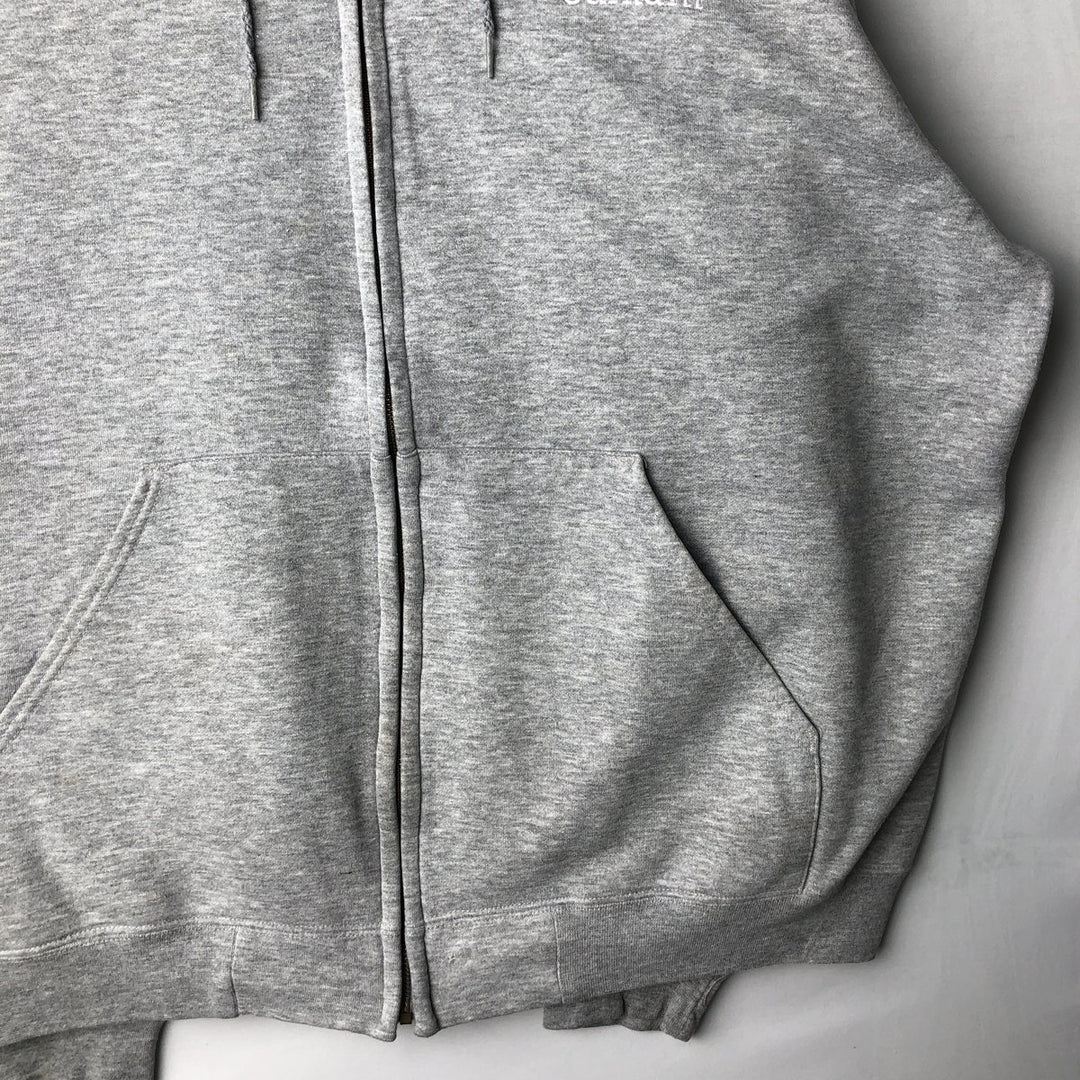 Carhartt Sweat Full Zip Hoodie Men's XXL cotton gray type Vintage Second Hand