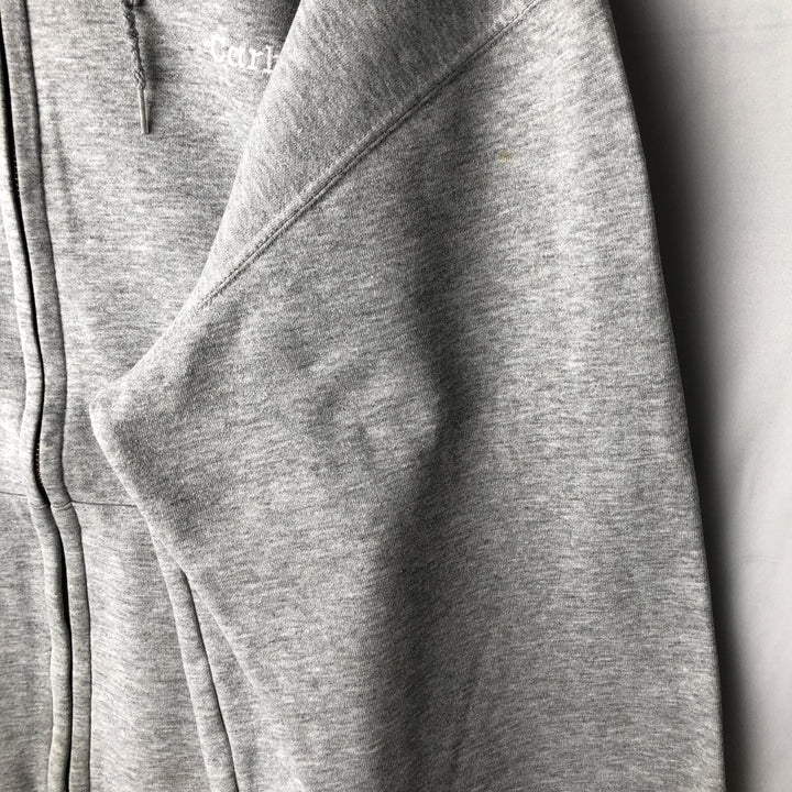 Carhartt Sweat Full Zip Hoodie Men's XXL cotton gray type Vintage Second Hand