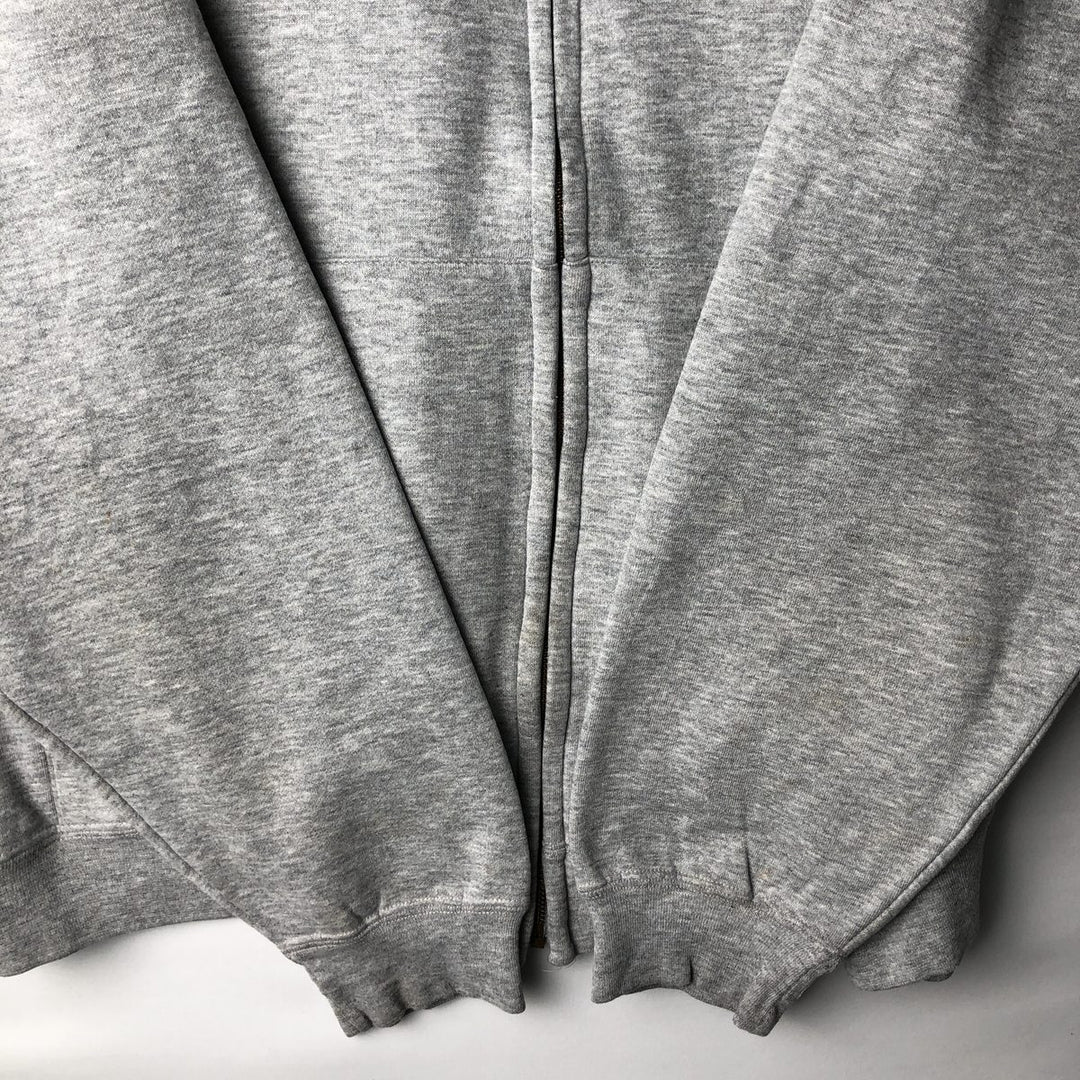 Carhartt Sweat Full Zip Hoodie Men's XXL cotton gray type Vintage Second Hand