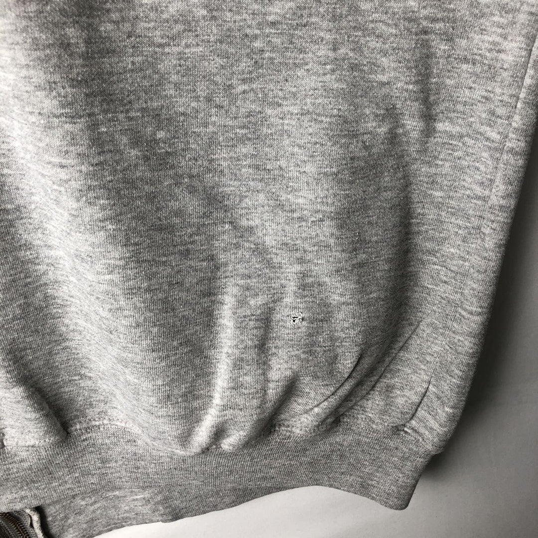 Carhartt Sweat Full Zip Hoodie Men's XXL cotton gray type Vintage Second Hand
