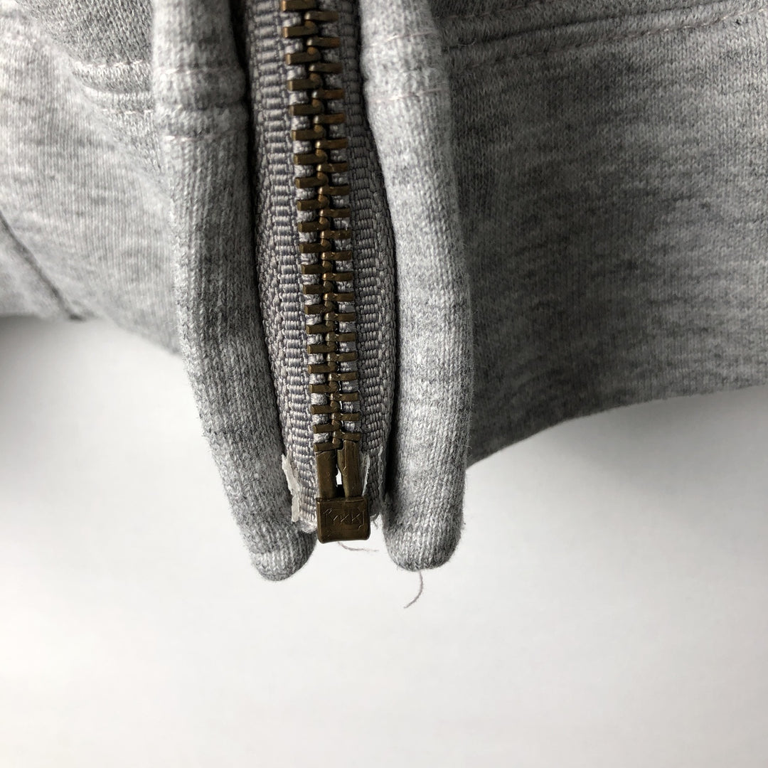 Carhartt Sweat Full Zip Hoodie Men's XXL cotton gray type Vintage Second Hand