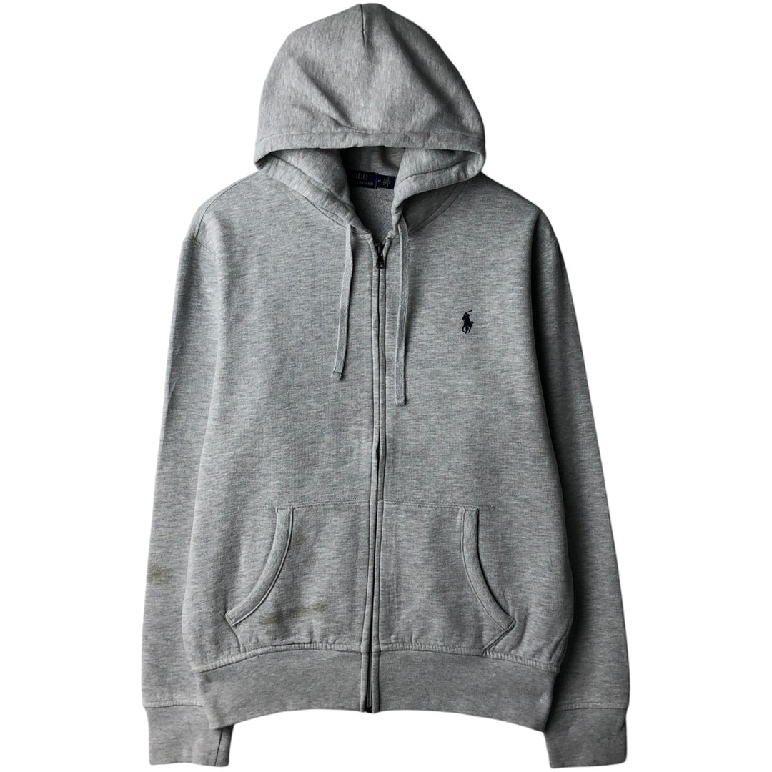 Ralph Lauren POLO RALPH LAUREN Sweat Full Zip Hoodie Men's M cotton gray type Vintage Second Hand