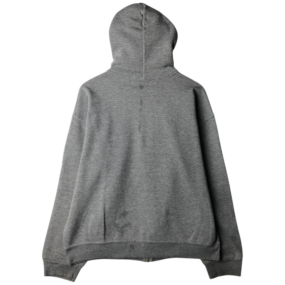 2000'S ~ Russell Sweat Full Zip Hoodie Men's L polyester gray type Vintage Second Hand