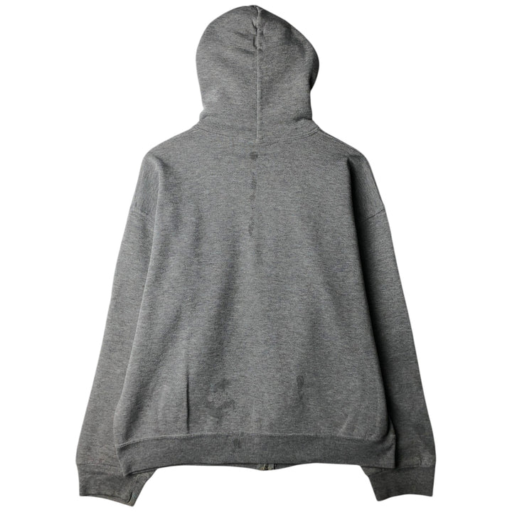 2000'S ~ Russell Sweat Full Zip Hoodie Men's L polyester gray type Vintage Second Hand