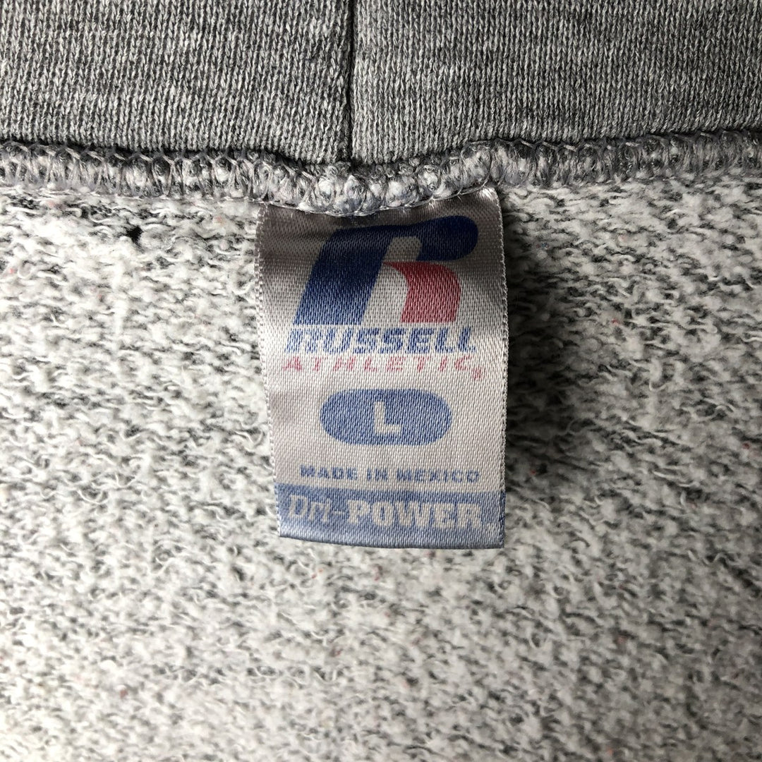 2000'S ~ Russell Sweat Full Zip Hoodie Men's L polyester gray type Vintage Second Hand