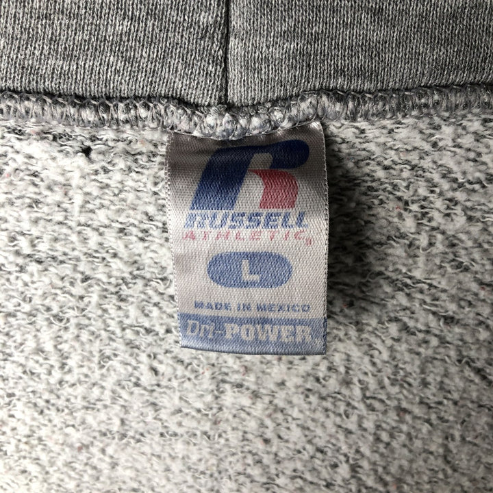 2000'S ~ Russell Sweat Full Zip Hoodie Men's L polyester gray type Vintage Second Hand