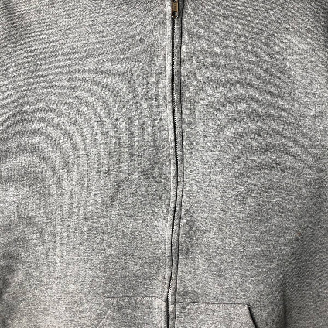 2000'S ~ Russell Sweat Full Zip Hoodie Men's L polyester gray type Vintage Second Hand