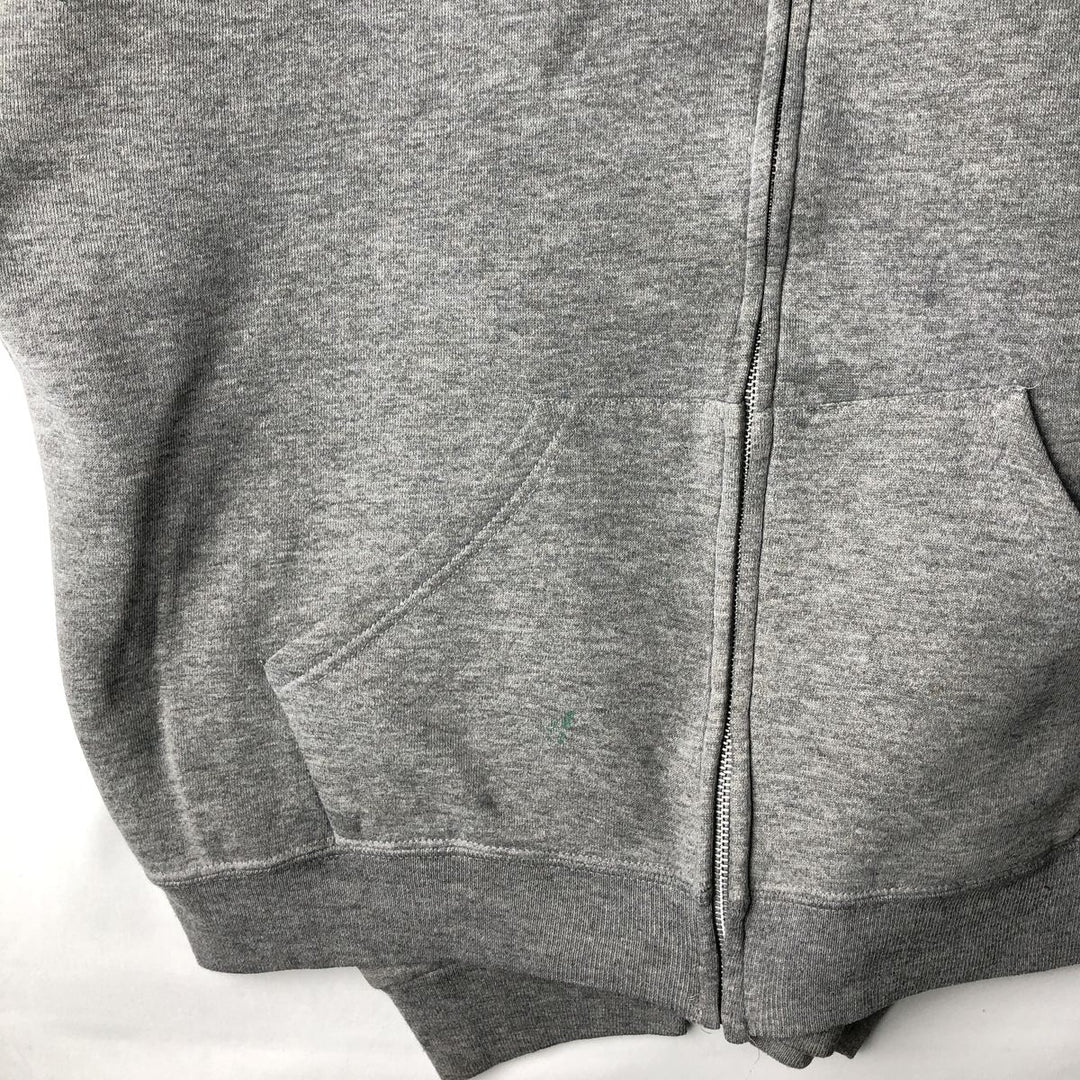 2000'S ~ Russell Sweat Full Zip Hoodie Men's L polyester gray type Vintage Second Hand