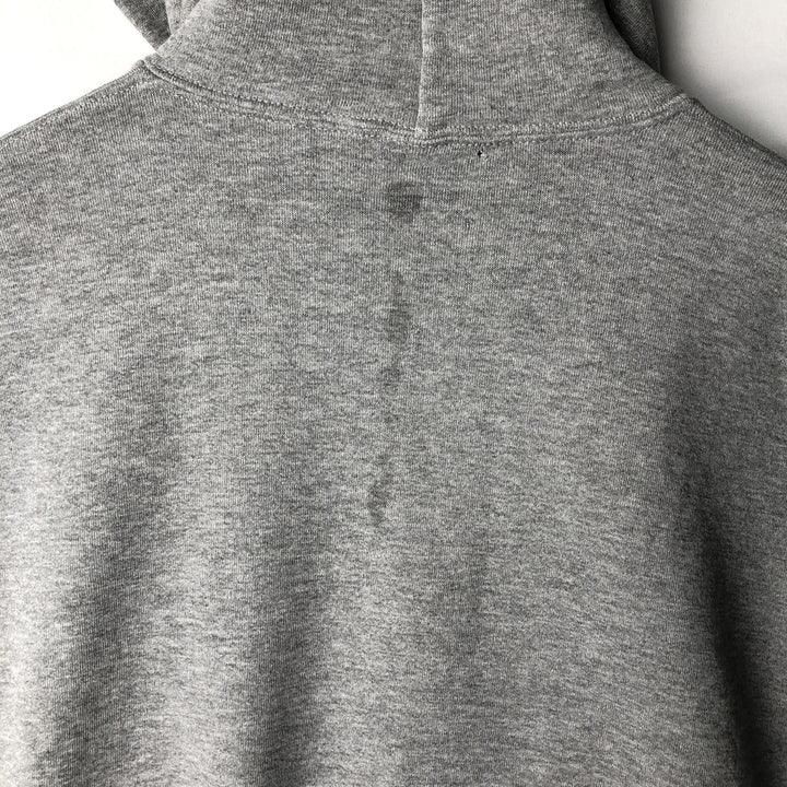 2000'S ~ Russell Sweat Full Zip Hoodie Men's L polyester gray type Vintage Second Hand