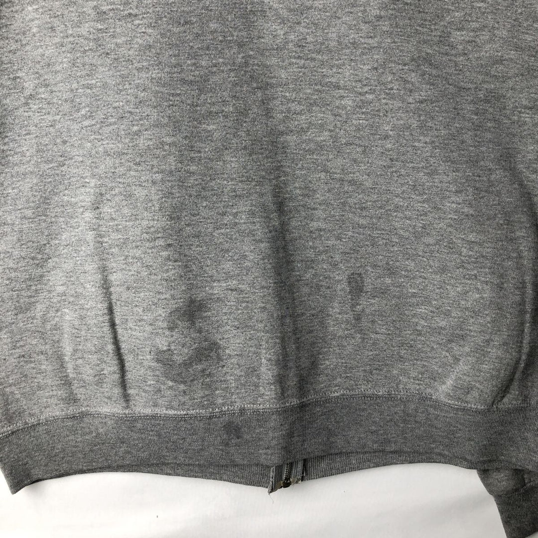2000'S ~ Russell Sweat Full Zip Hoodie Men's L polyester gray type Vintage Second Hand