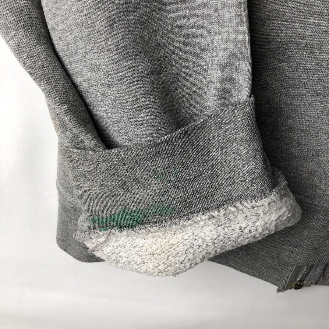 2000'S ~ Russell Sweat Full Zip Hoodie Men's L polyester gray type Vintage Second Hand