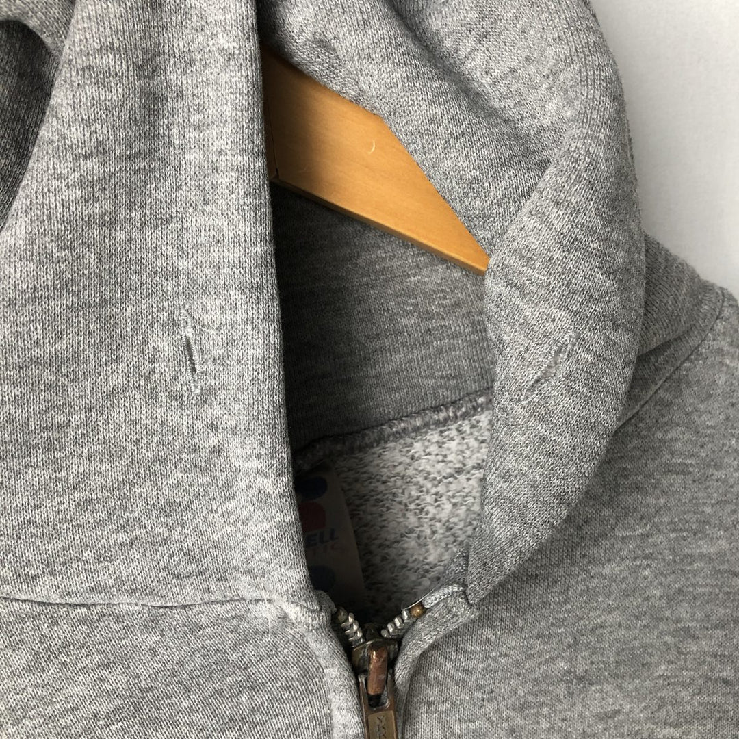 2000'S ~ Russell Sweat Full Zip Hoodie Men's L polyester gray type Vintage Second Hand
