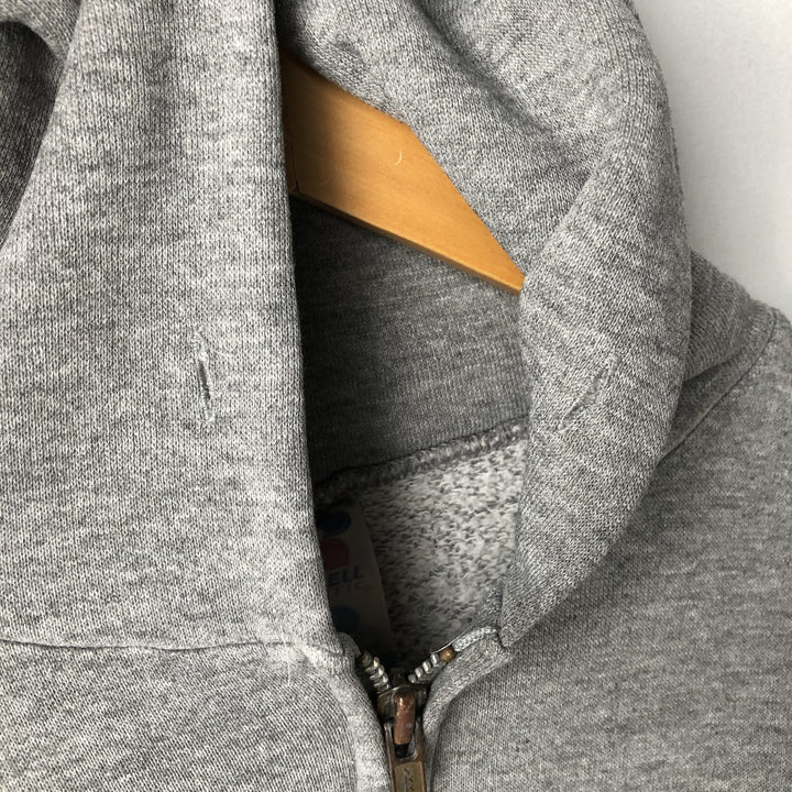 2000'S ~ Russell Sweat Full Zip Hoodie Men's L polyester gray type Vintage Second Hand