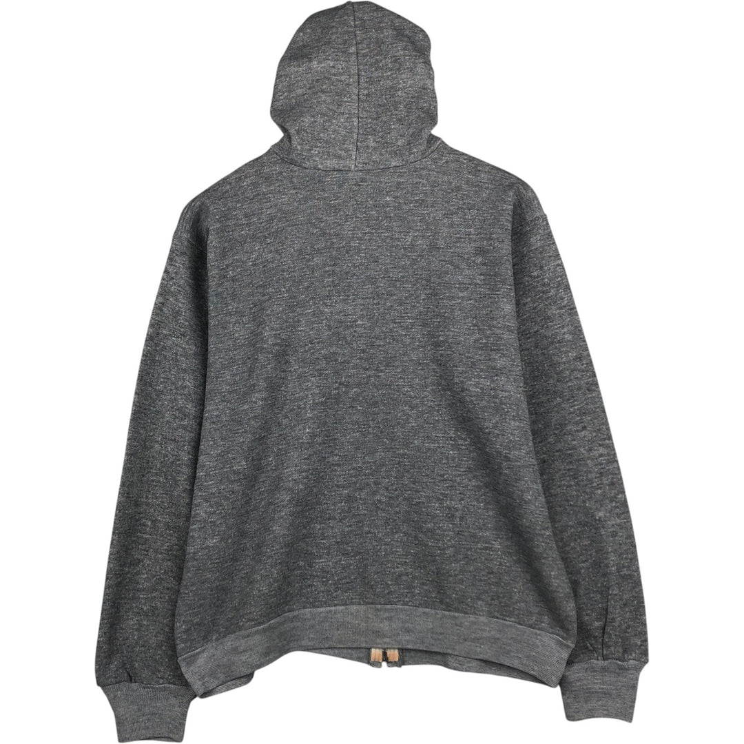 70s-80'S Healthknit Full-Zip Sweatshirt Hoodie, Made in USA, Men's XL (approx.), Vintage cotton gray type Vintage Second Hand