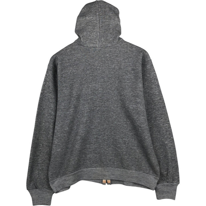 70s-80'S Healthknit Full-Zip Sweatshirt Hoodie, Made in USA, Men's XL (approx.), Vintage cotton gray type Vintage Second Hand