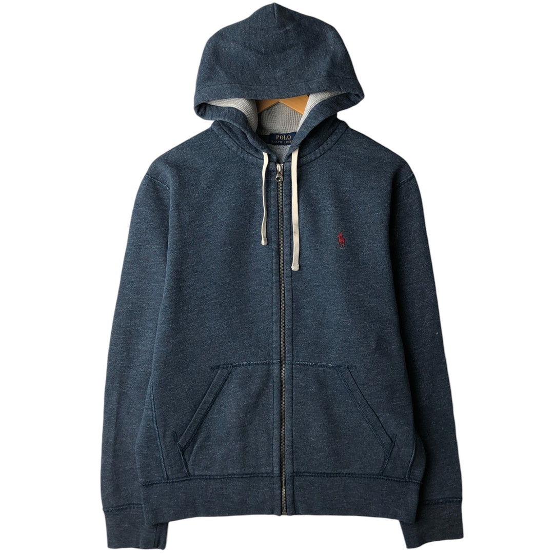 Ralph Lauren POLO RALPH LAUREN Sweat Full Zip Hoodie Men's M cotton blue type Vintage Second Hand