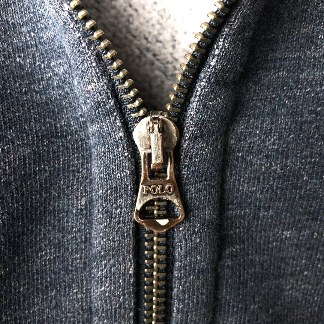 Ralph Lauren POLO RALPH LAUREN Sweat Full Zip Hoodie Men's M cotton blue type Vintage Second Hand