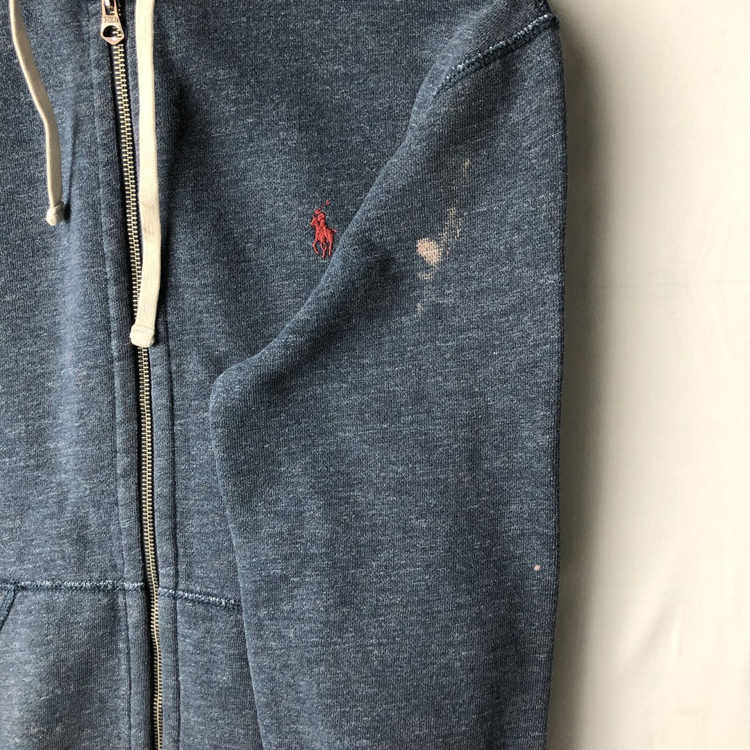 Ralph Lauren POLO RALPH LAUREN Sweat Full Zip Hoodie Men's M cotton blue type Vintage Second Hand