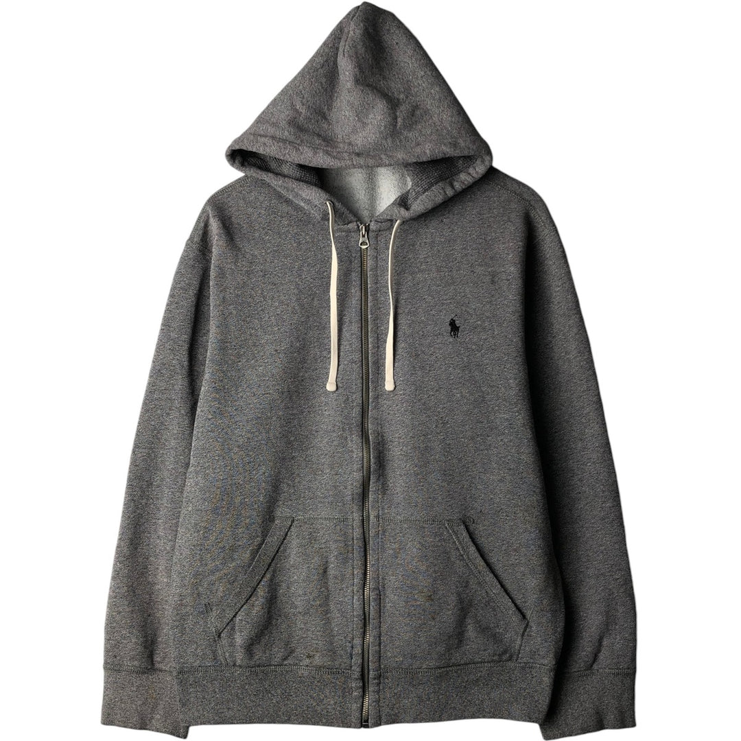 Ralph Lauren POLO RALPH LAUREN Sweat Full Zip Hoodie Men's XL cotton gray type Vintage Second Hand