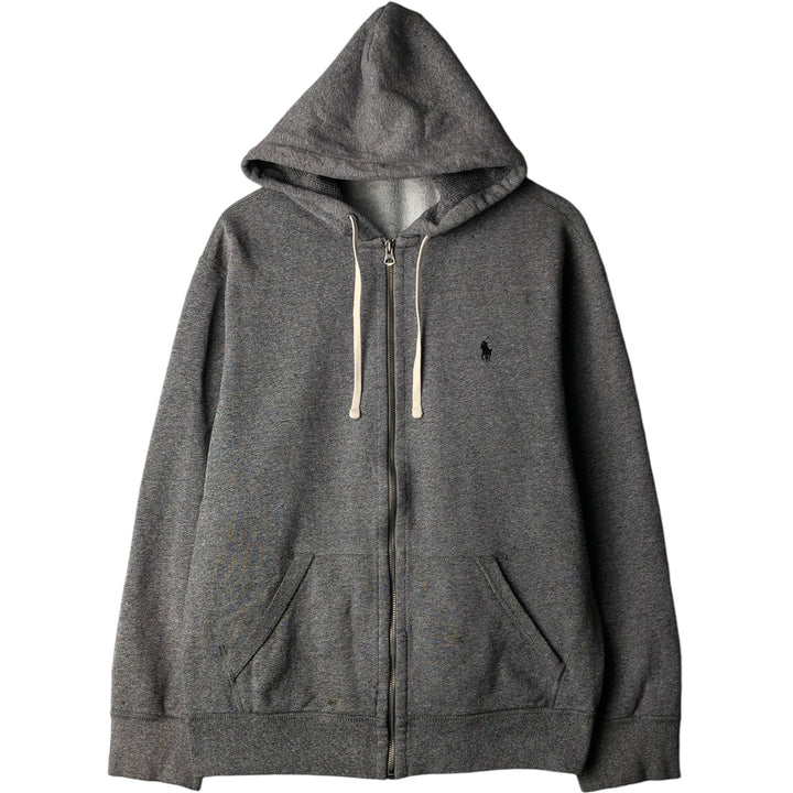 Ralph Lauren POLO RALPH LAUREN Sweat Full Zip Hoodie Men's XL cotton gray type Vintage Second Hand