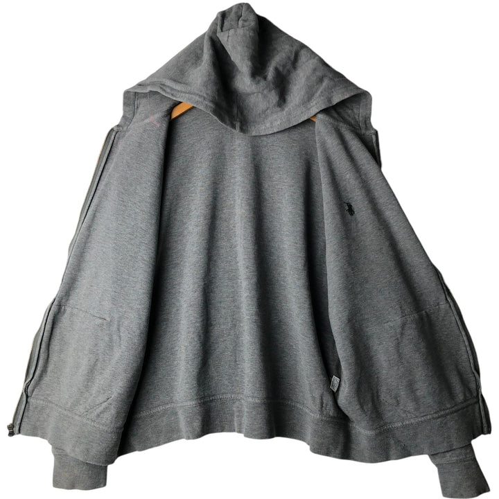 Ralph Lauren POLO by Ralph Lauren Sweat Full Zip Hoodie Men's XL cotton gray type Vintage Second Hand