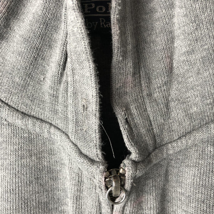 Ralph Lauren POLO by Ralph Lauren Sweat Full Zip Hoodie Men's XL cotton gray type Vintage Second Hand