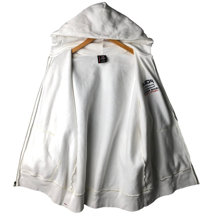 Ralph Lauren POLO JEANS COMPANY Full-Zip Sweatshirt Hoodie, Men's Size L (approx.) cotton white type Vintage Second Hand