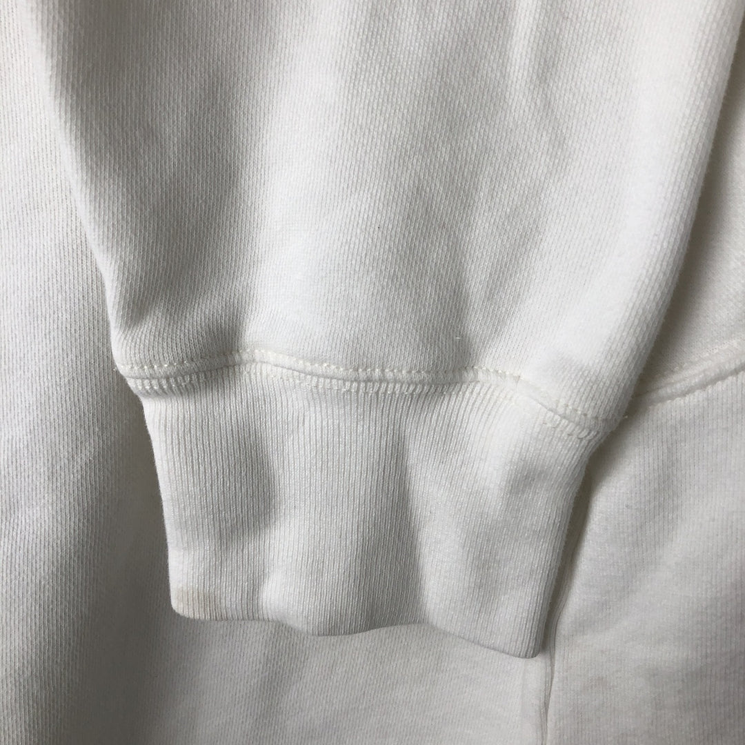 Ralph Lauren POLO JEANS COMPANY Full-Zip Sweatshirt Hoodie, Men's Size L (approx.) cotton white type Vintage Second Hand