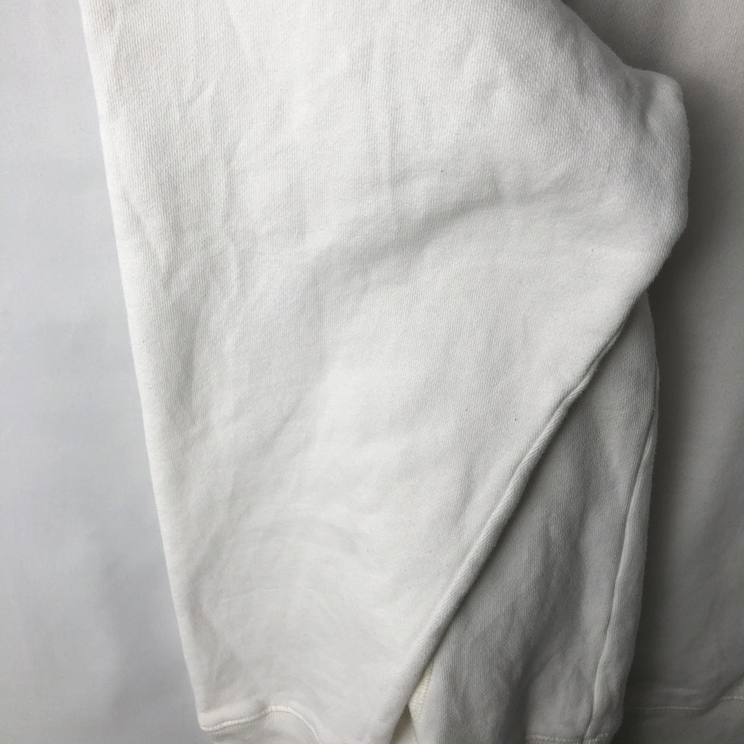 Ralph Lauren POLO JEANS COMPANY Full-Zip Sweatshirt Hoodie, Men's Size L (approx.) cotton white type Vintage Second Hand