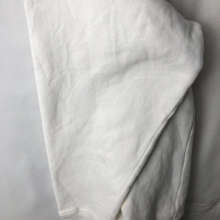 Ralph Lauren POLO JEANS COMPANY Full-Zip Sweatshirt Hoodie, Men's Size L (approx.) cotton white type Vintage Second Hand
