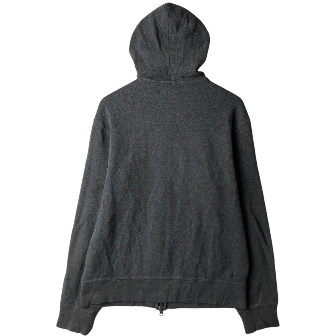 Ralph Lauren POLO by Ralph Lauren Sweat Full Zip Hoodie Men's L size cotton gray type Vintage Second Hand