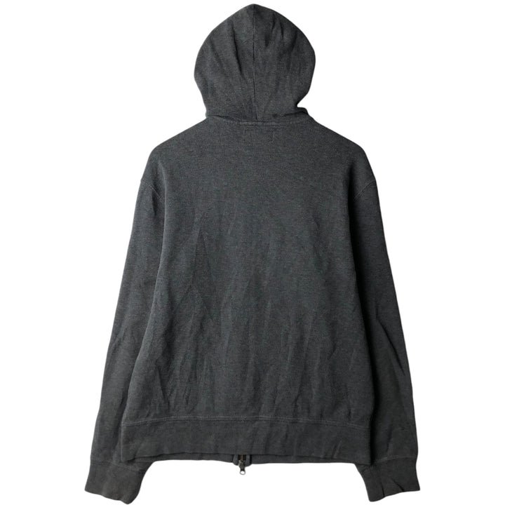 Ralph Lauren POLO by Ralph Lauren Sweat Full Zip Hoodie Men's L size cotton gray type Vintage Second Hand