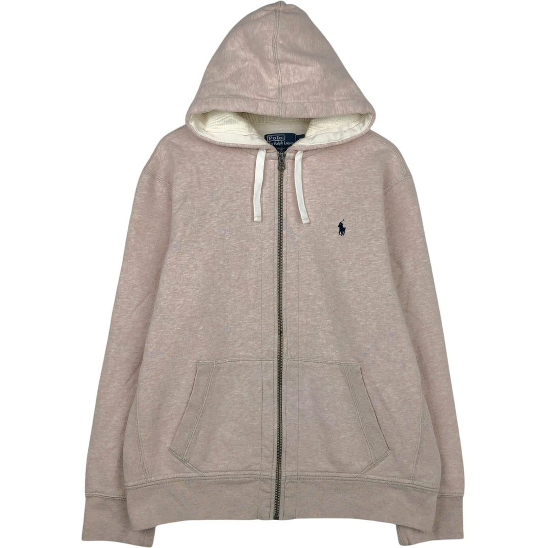 Ralph Lauren POLO by Ralph Lauren Sweat Full Zip Hoodie Men's XL cotton pink type Vintage Second Hand