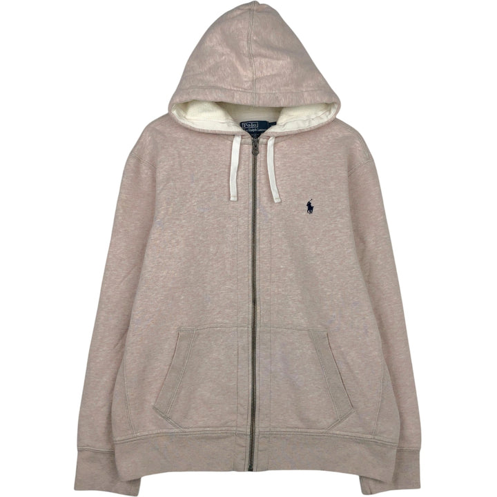 Ralph Lauren POLO by Ralph Lauren Sweat Full Zip Hoodie Men's XL cotton pink type Vintage Second Hand