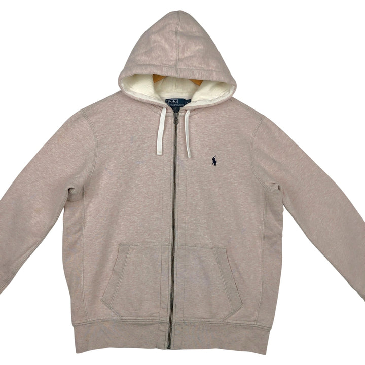 Ralph Lauren POLO by Ralph Lauren Sweat Full Zip Hoodie Men's XL cotton pink type Vintage Second Hand