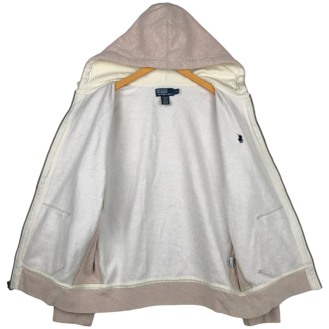 Ralph Lauren POLO by Ralph Lauren Sweat Full Zip Hoodie Men's XL cotton pink type Vintage Second Hand