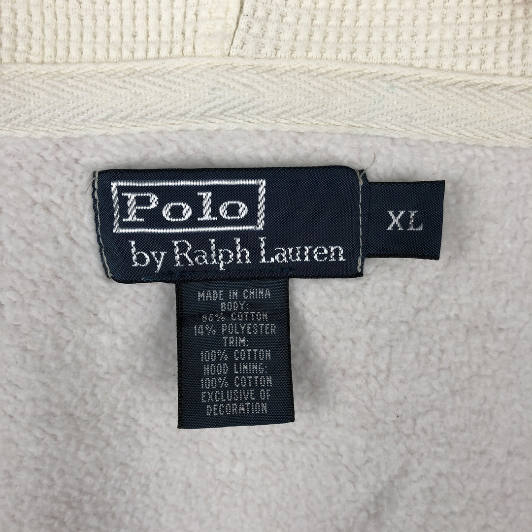 Ralph Lauren POLO by Ralph Lauren Sweat Full Zip Hoodie Men's XL cotton pink type Vintage Second Hand