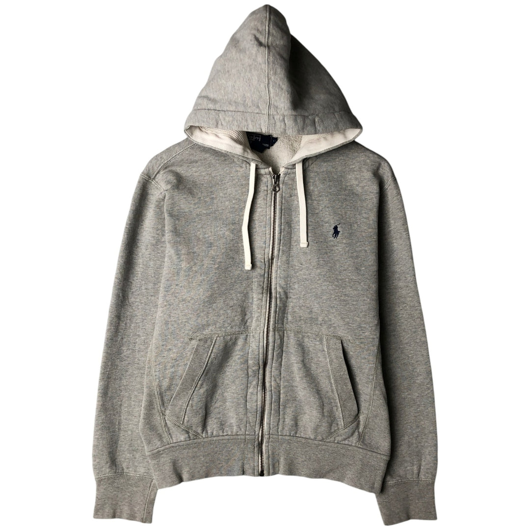 Ralph Lauren POLO by Ralph Lauren Sweat Full Zip Hoodie Men's M cotton gray type Vintage Second Hand