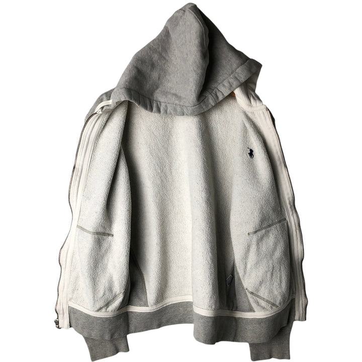 Ralph Lauren POLO by Ralph Lauren Sweat Full Zip Hoodie Men's M cotton gray type Vintage Second Hand