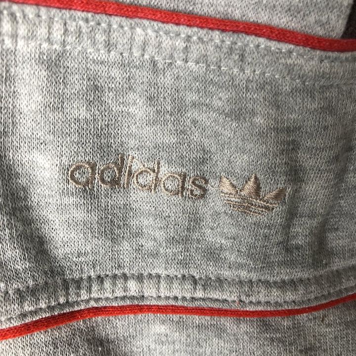 Adidas full zip sweatshirt, sweatshirt, men's size L unclear gray type Vintage Second Hand