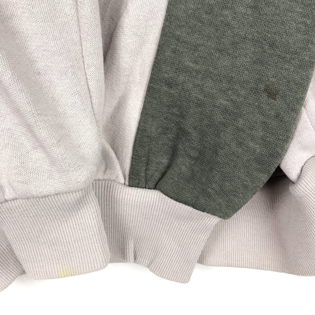 80'S Adidas Trefoil Logo Full-Zip Sweatshirt, Men's Size L (approx.), Vintage unclear gray type Vintage Second Hand
